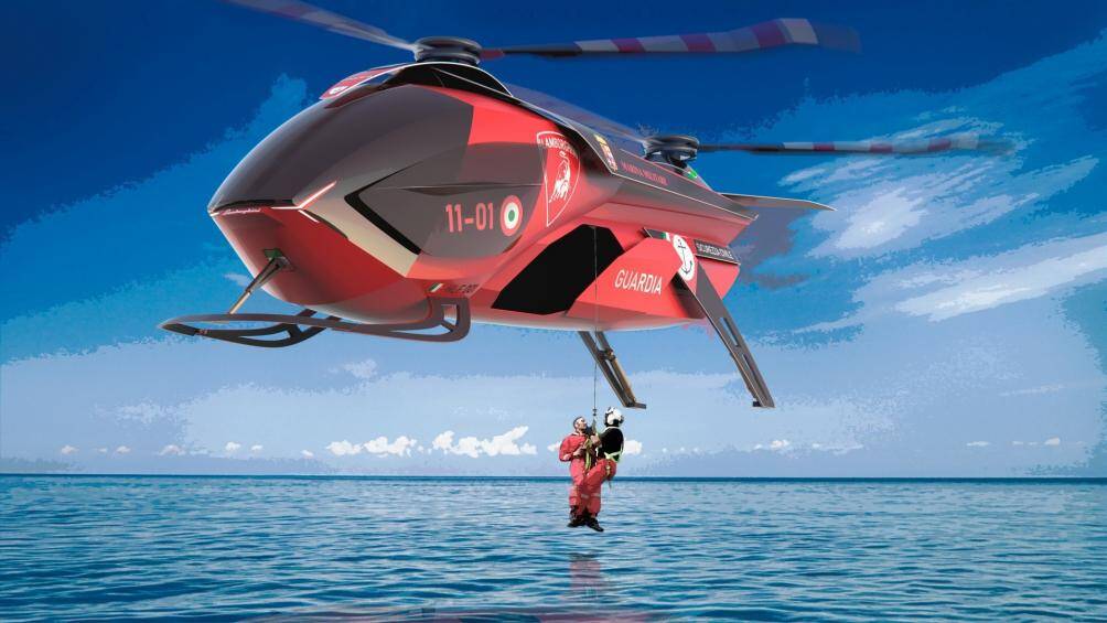 Hình ảnh phác hoạ một người được cứu hộ từ Falco