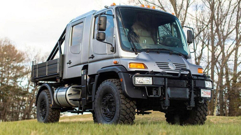 Chỉ có khoảng 200 chiếc xe tải hạng nặng Mercedes-Benz Unimog được bán ra tại Mỹ và chính thức dừng sản xuất vào năm 2008