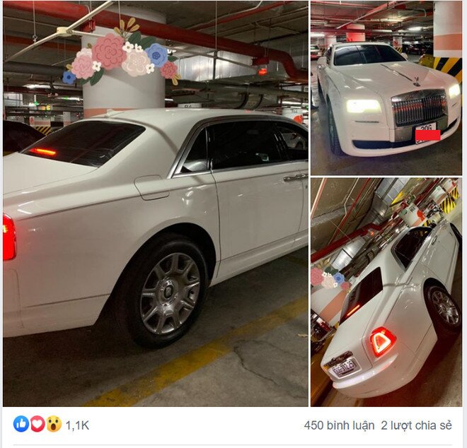 Chiếc Rolls – Royce thu hút sự chú ý với cả nghìn lượt yêu thích trên Facebook