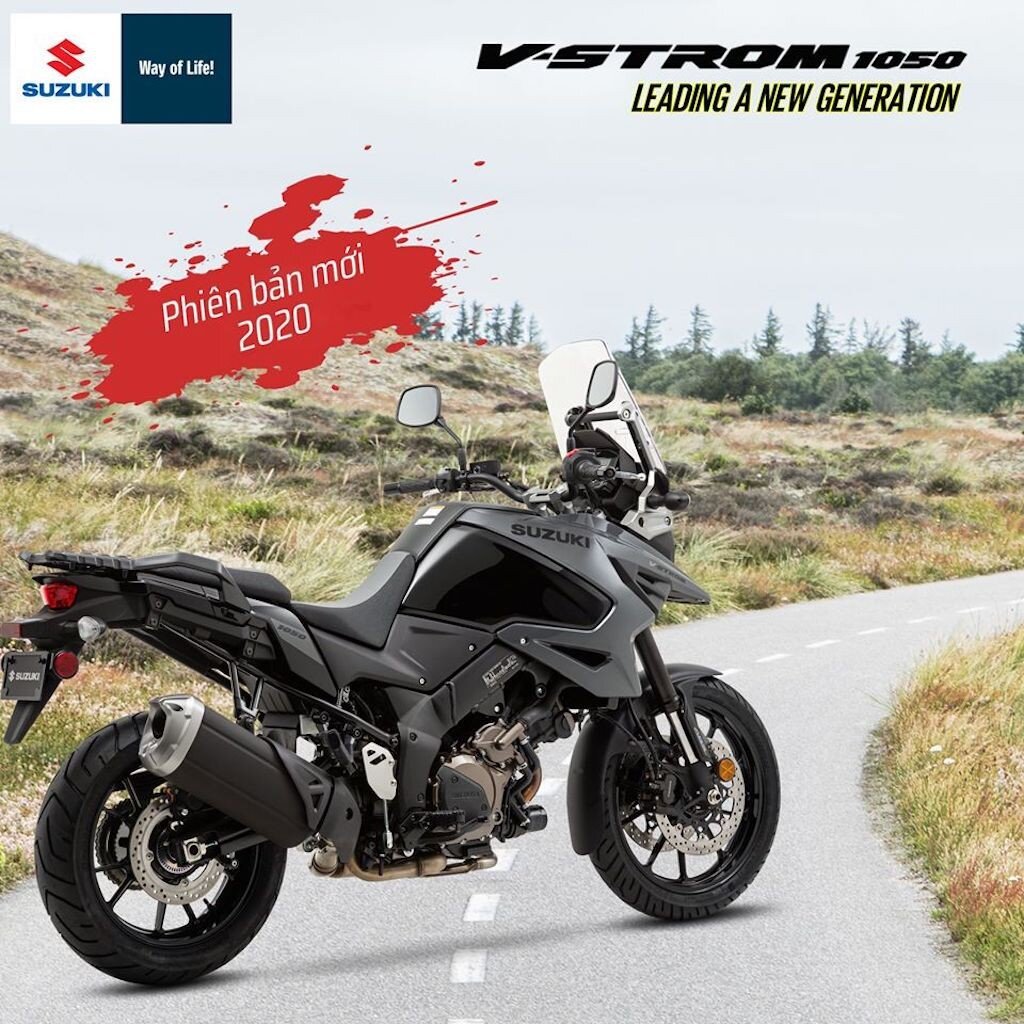 Suzuki đã chính thức phân phối dòng mô tô adventure V-Strom 1000 tại Việt Nam