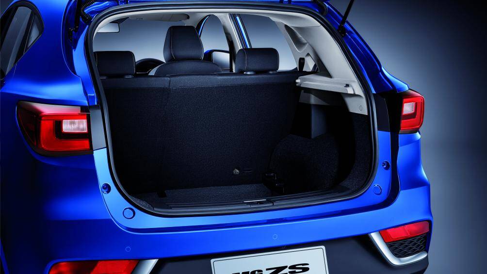 Khoang hành lý của MG ZS có dung tích là 359l, khi gập hàng ghế thứ 2 lên, khoang này có dung tích lên đến 1.166l