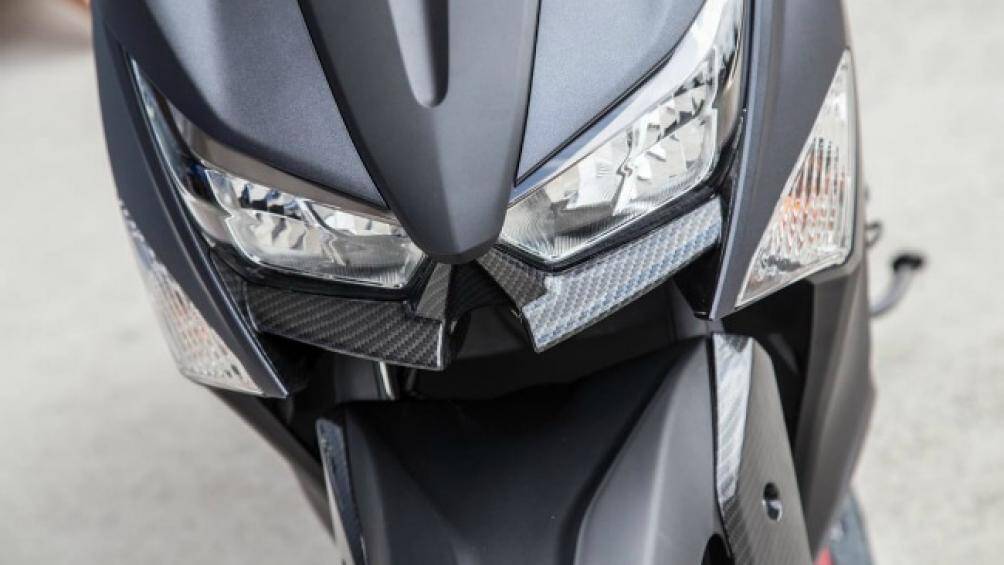 Thiết kế của Cygnus Gryphus 2021 rất ấn tượng, nổi bật là bộ đèn pha đôi bóng LED ở phía trước