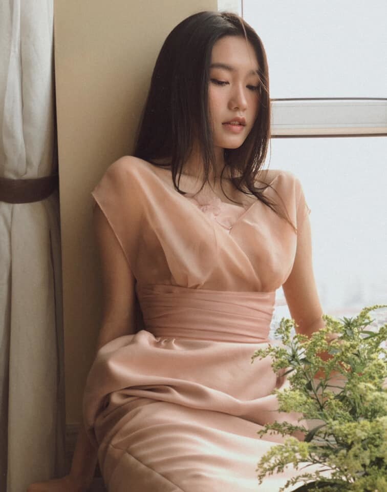 Với lợi thế ngoại hình của mình, Hải My là người mẫu cho nhiều thương hiệu thời trang tại Hà Nội.