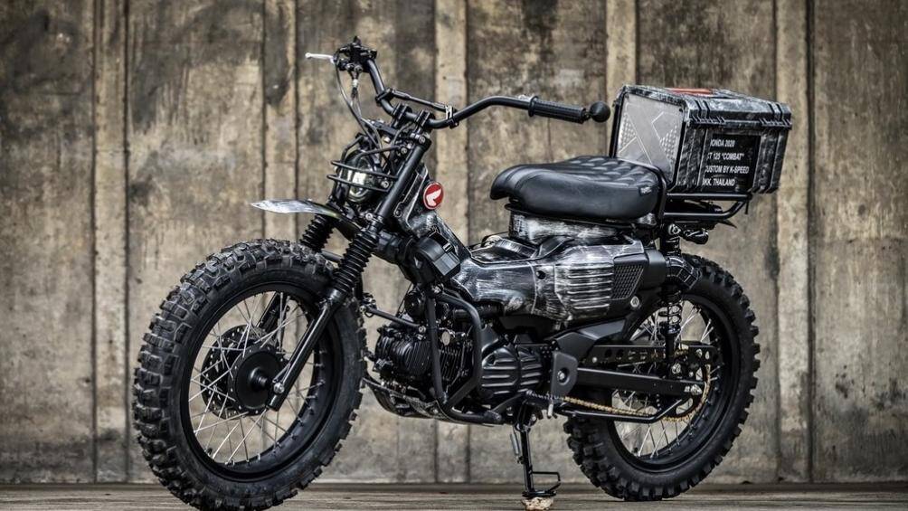 Mới đây, xưởng độ K-Speed đến từ Thái Lan đã khiến dân "mê Cub" trên thế giới phải choáng ngợp với bản độ đầy mạnh mẽ mang tên CT125 Combat