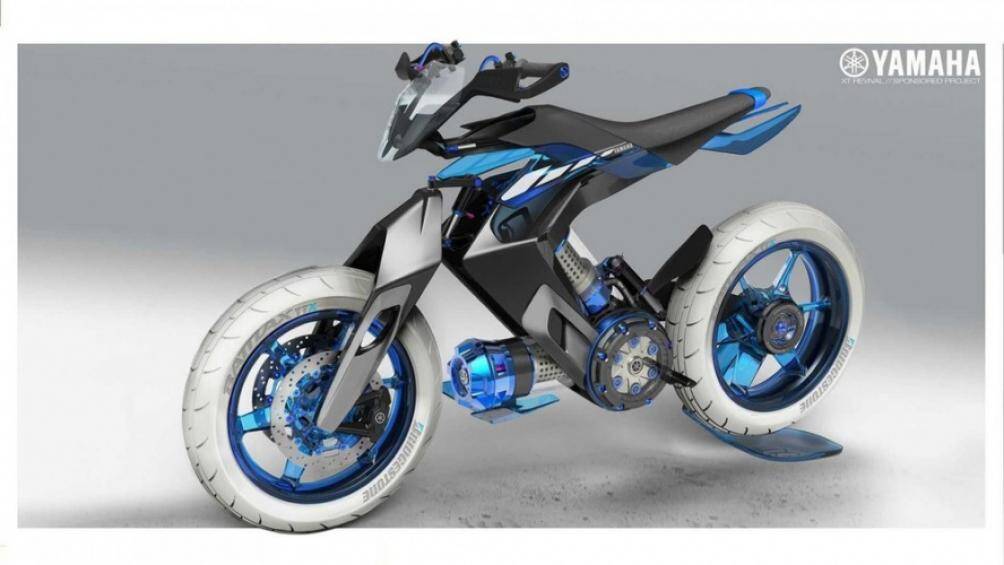 Mới đây, các hình ảnh mẫu xe ý tưởng mang tên Yamaha XT500 H20 2025 vừa được công bố