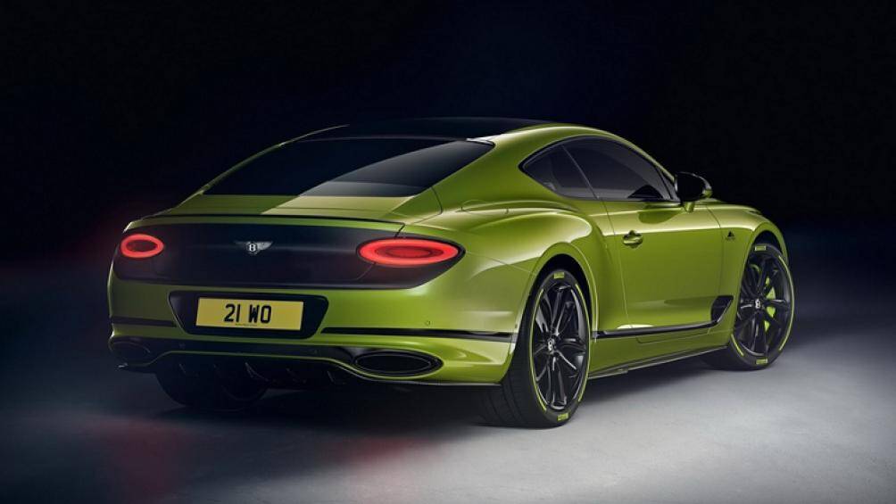 Chiếc xe này được ra mắt để kỷ niệm chiến thắng của Bentley tại cuộc đua Pikes Peak International Hill Climb vào năm ngoái