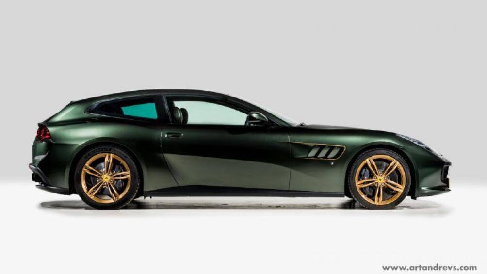 Chiếc xe mang trong mình vẻ thể thao vốn có của nhà Ferrari