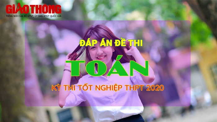 dap an mon toan thpt quoc gia 2020