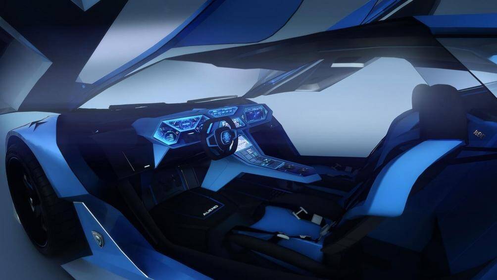 Rõ ràng, nội thất của xe được thống trị bởi những hình lục giác, xuất hiện trên mọi thứ từ ốp cửa trong cho tới nhiều màn hình kỹ thuật số trên mặt táp lô