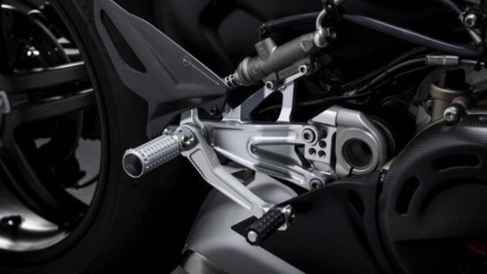 Bộ pad để chân, cần số bằng nhôm nguyên khối chuyên dụng cho đua xe chuyên nghiệp