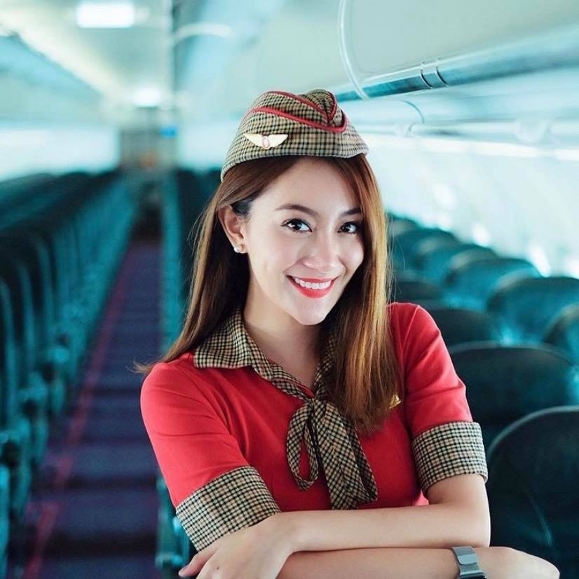 Một trong những nhan sắc đình đám tại Vietjet là Kantida Lungjareon - Miss Grand Phrae 2016, Top 10 Miss Grand Thailand 2016