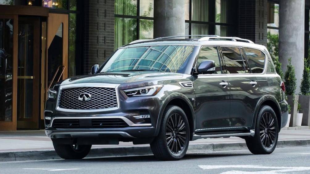 10. Infiniti QX80 2020 (sức chứa khoang hành lý khi gập 2 hàng ghế sau: 2.693 lít)