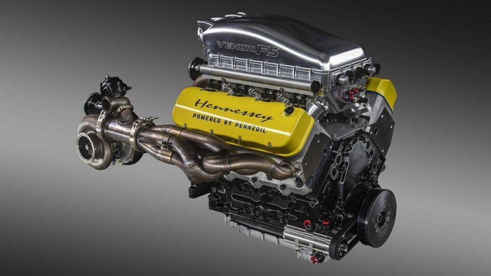 Từ khối động cơ V8 6.6L tăng áp kép do chính hãng Hennessey chế tạo, mẫu hypercar đình đám này có thể sản sinh ra công suất lên tới 1.817 mã lực