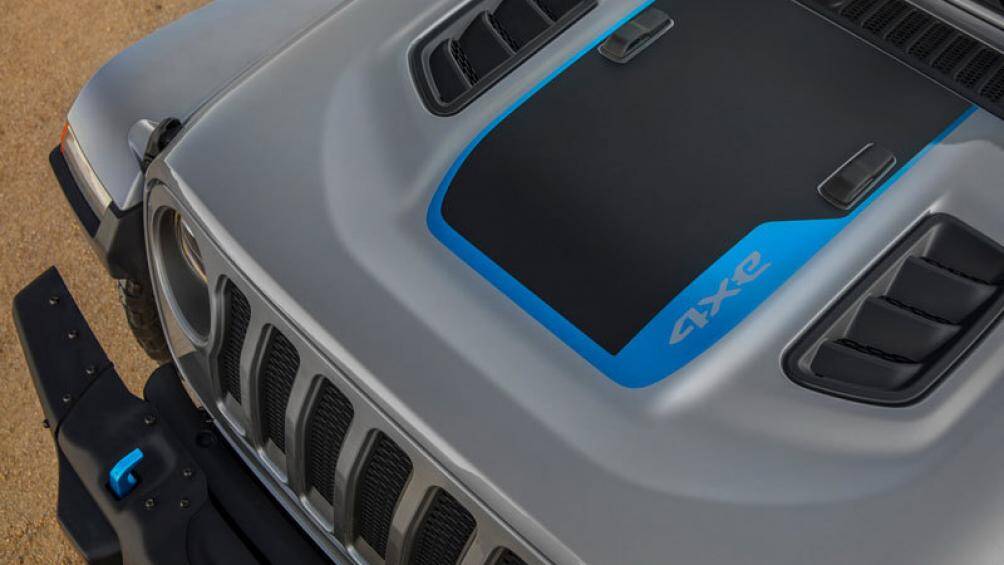 Wrangler hybrid là mẫu xe địa hình đầu tiên của Jeep được trang bị hệ thống hybrid của riêng nó