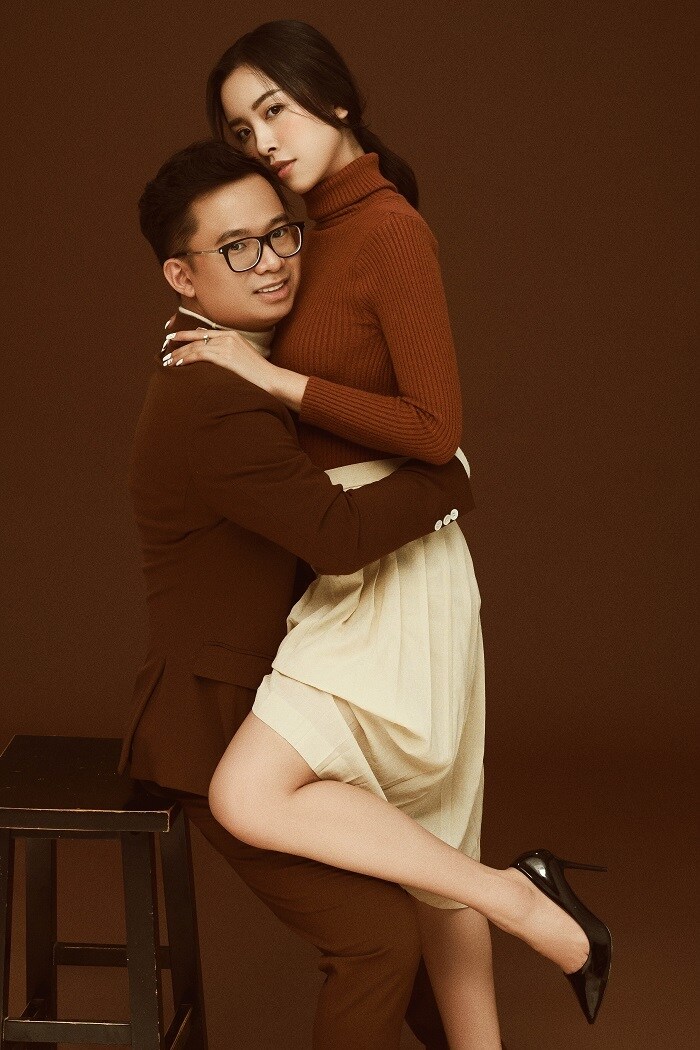 Chồng sắp cưới cũng là người đã ủng hộ, cùng Thúy An chuẩn bị hành trang cho cô tại cuộc thi