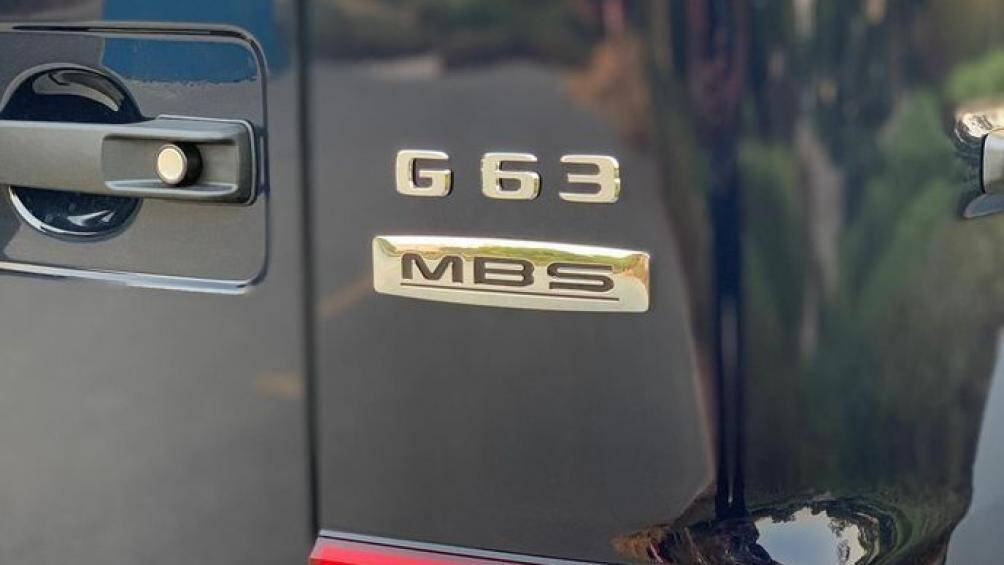 Ngoại thất của chiếc Mercedes-AMG G63 Gewinner MBS đầu tiên tại Việt Nam tương tự bản gốc ngoại trừ việc có thêm logo MBS ở đuôi xe