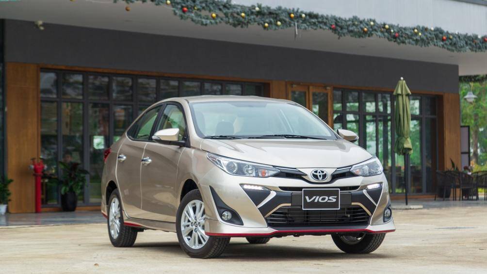 5) Toyota Vios bán ra 1.345 xe trong tháng 1/2021