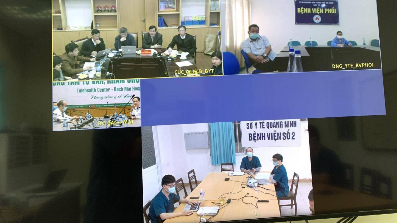 Công tác giao ban, hội chẩn tại Bệnh viện số 2 được tổ chức trực tuyến thường xuyên và đột xuất khi có diễn tiến mới trong phác đồ.
