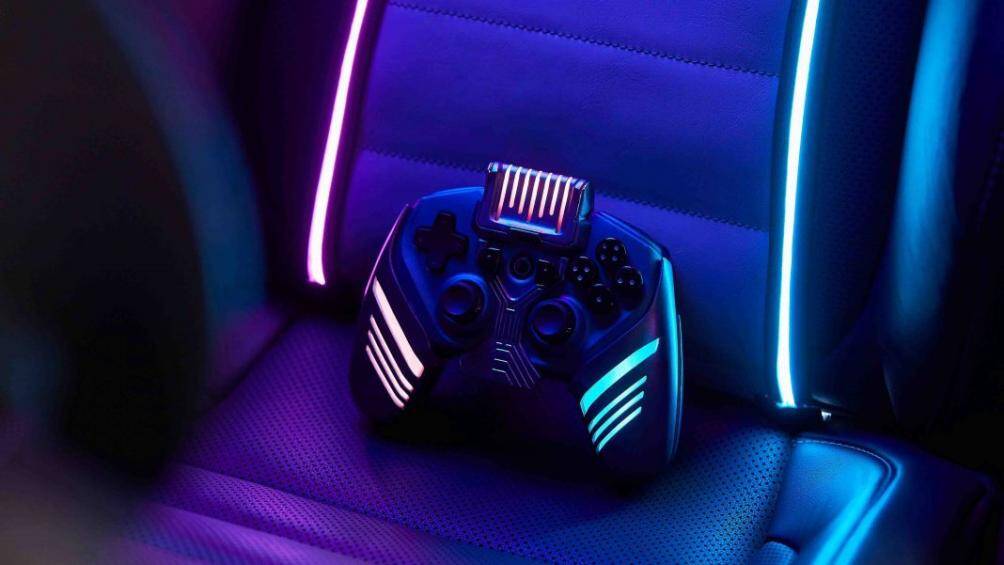 Màn phím và pad di chuột có thể thu vào, tay cầm chơi game in 3D độc nhất vô nhị