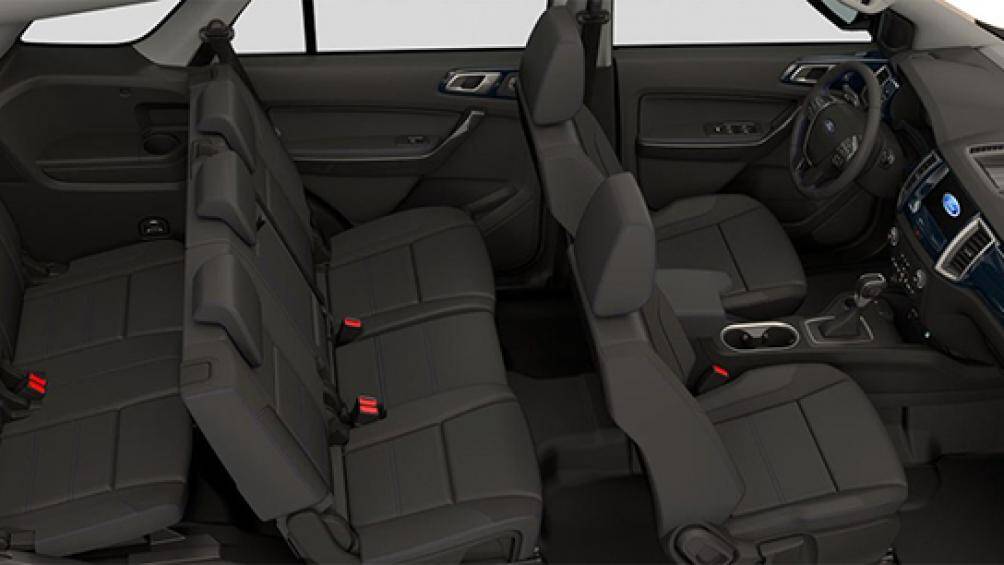 Ford Everest Sport sử dụng động cơ dầu 2.0L, tăng áp đơn, cho công suất 180 mã lực và mô-men xoắn 420 Nm