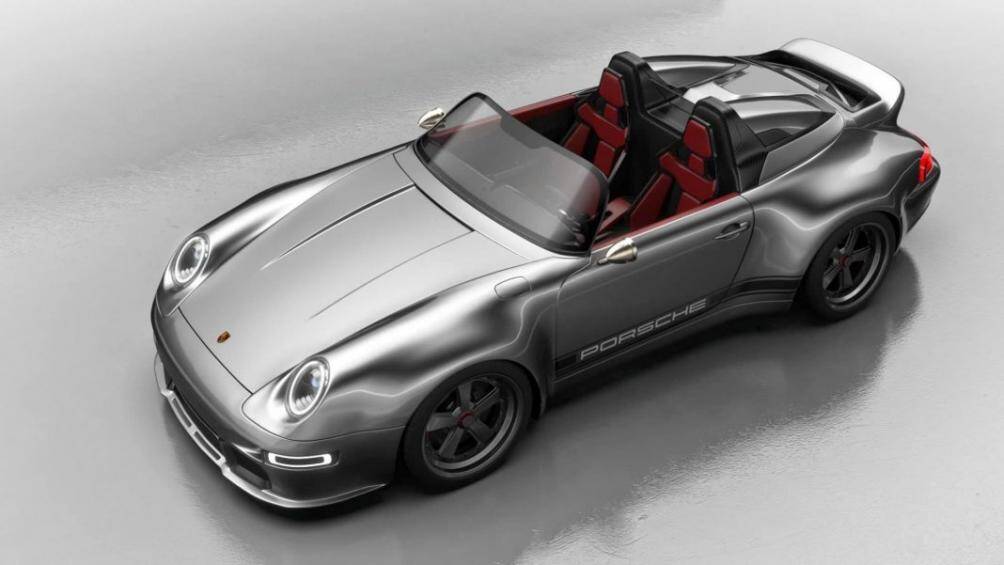 Ở ngoại thất, Gunther Werks mang đến cho chiếc 993 Speedster nhiều sự nâng cấp với cản trước và cản sau hoàn toàn mới