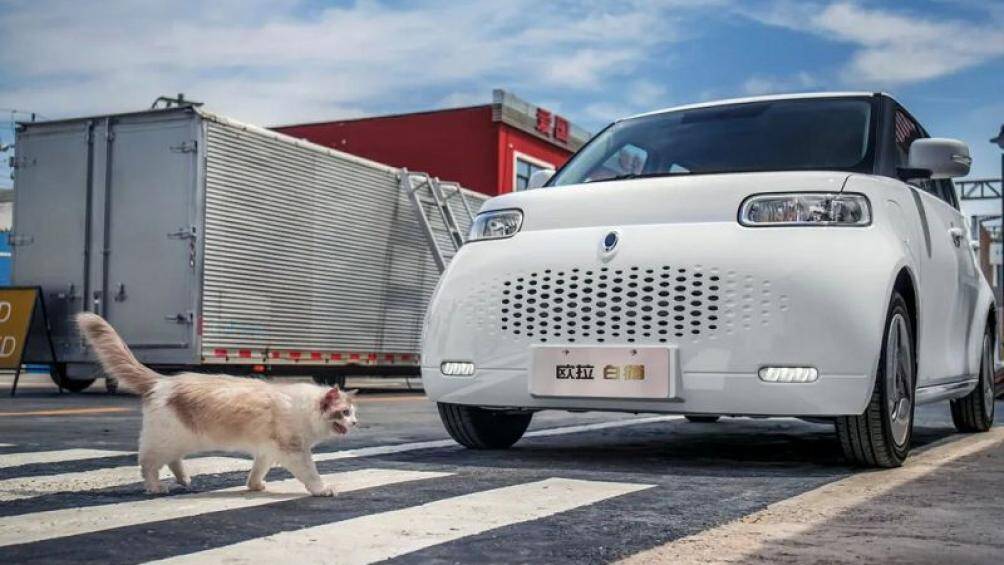 Xe ô tô điện Ora White Cat có thiết kế hình hộp nên tạo ra không gian nội thất rộng rãi nhưng vẫn nhỏ gọn để di chuyển trong đô thị