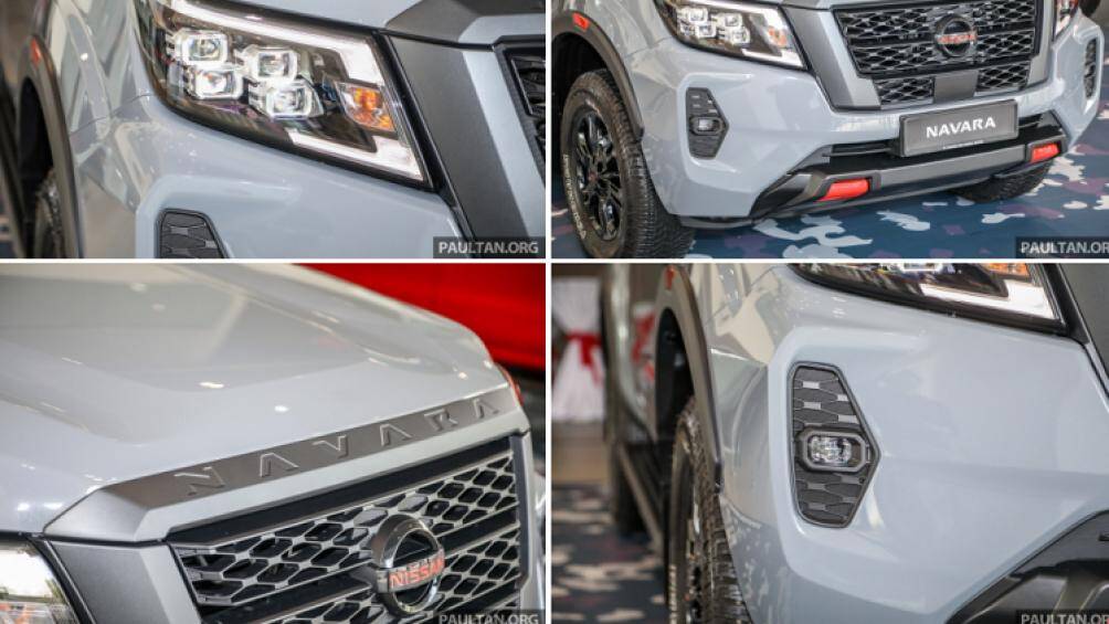 Phần đầu xe, lưới tản nhiệt kích thước lớn và các đường viền to bản mạ chrome. Đèn pha dạng LED projector hình khối, đèn ban ngày họa tiết chữ C