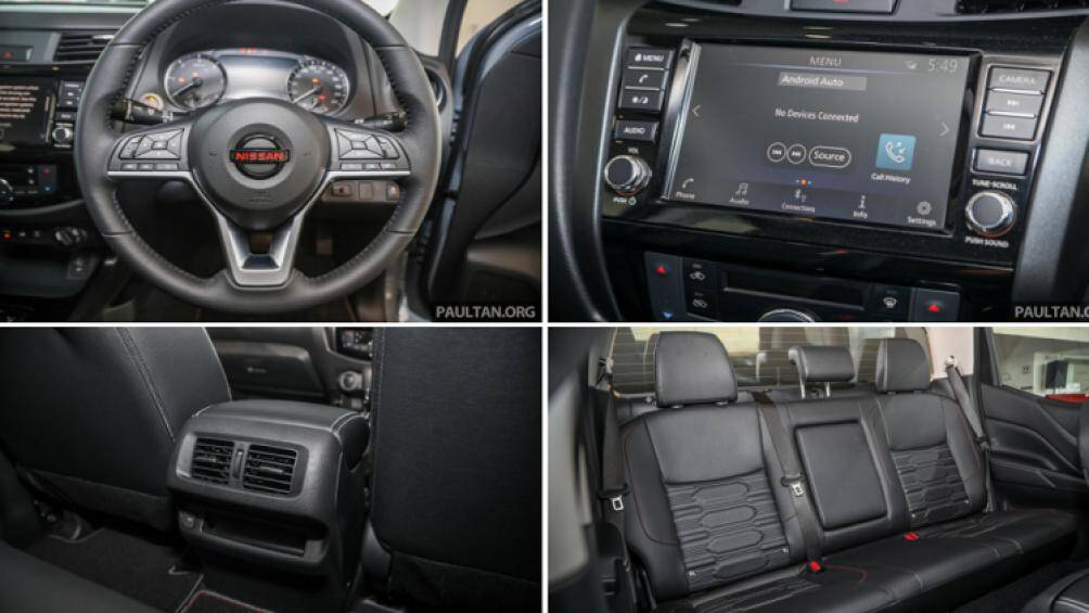 Xe có hệ thống khởi động bằng nút bấm, điều hòa tự động 2 vùng, kiểm soát hành trình, gương chiếu hậu chống chói, camera 360 độ