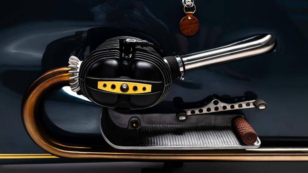 Mặc dù vậy, Oehlerking vẫn khéo léo để lộ một phần động cơ boxer-twin cùng bộ ống xả dài, nhằm nâng cao phong cách cổ điển