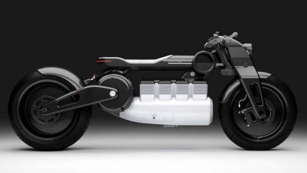 4. Dòng xe điện Hera của Curtiss Motorcycles với 8 thỏi pin, động cơ điện E-twin đặt dưới yên ngồi nhìn cực mạnh