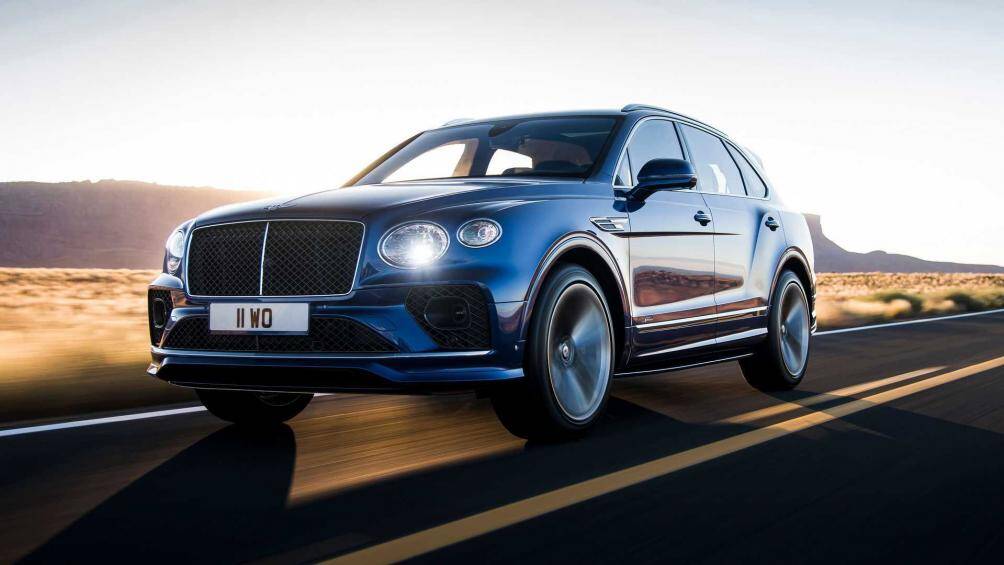 1. Bentley Bentayga Speed 2021 - vận tốc tối đa 190 mph (306 km/h)