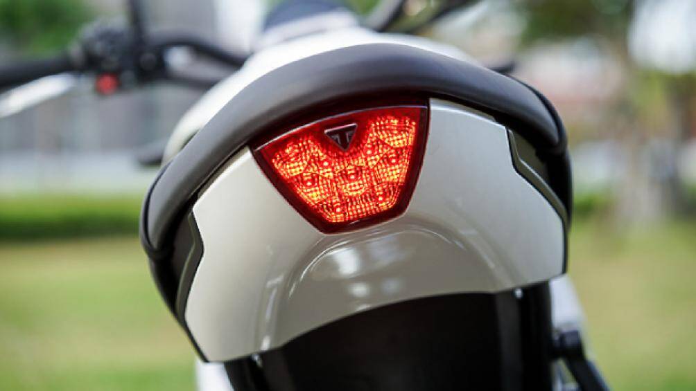 Đèn hậu của 2021 Triumph Trident 660