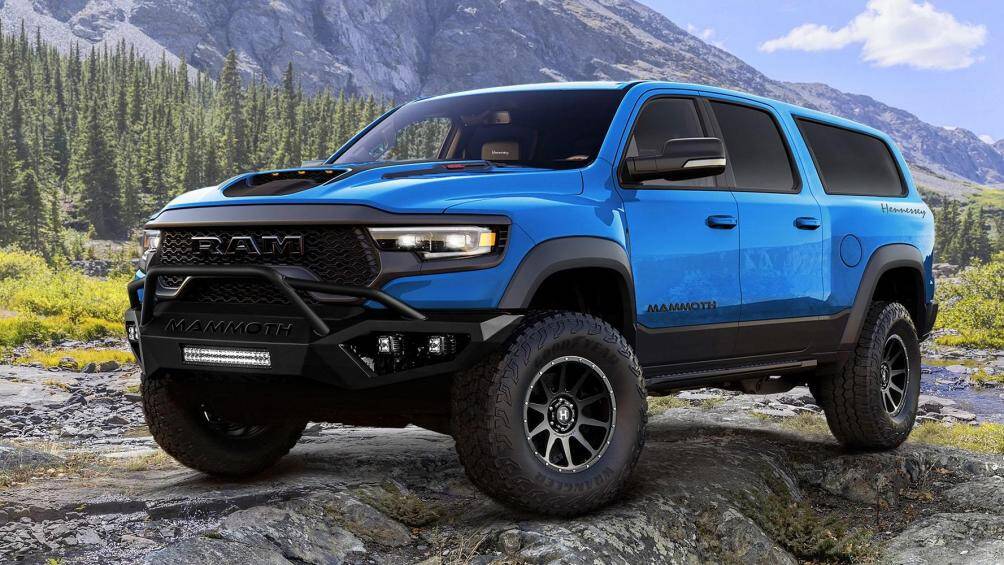 1. Hennessey Ram 1500 TRX Mammoth 2021 (công suất tối đa: 1.012 mã lực)