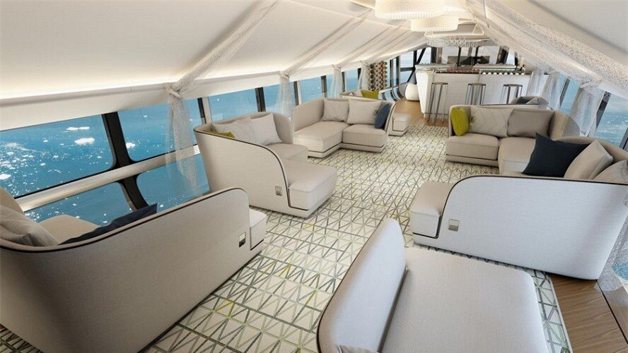 Trên chiếc máy bay này bạn có thể khám phá được cả thế giới xung quanh từ trên cao