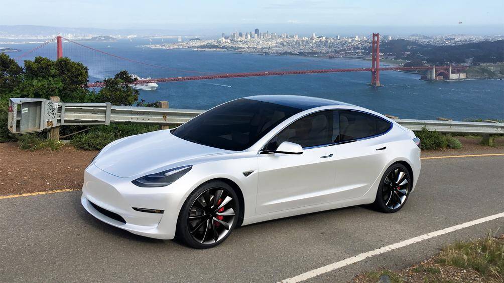 7. Tesla Model 3 2021 (giá khởi điểm: 39.490 USD)