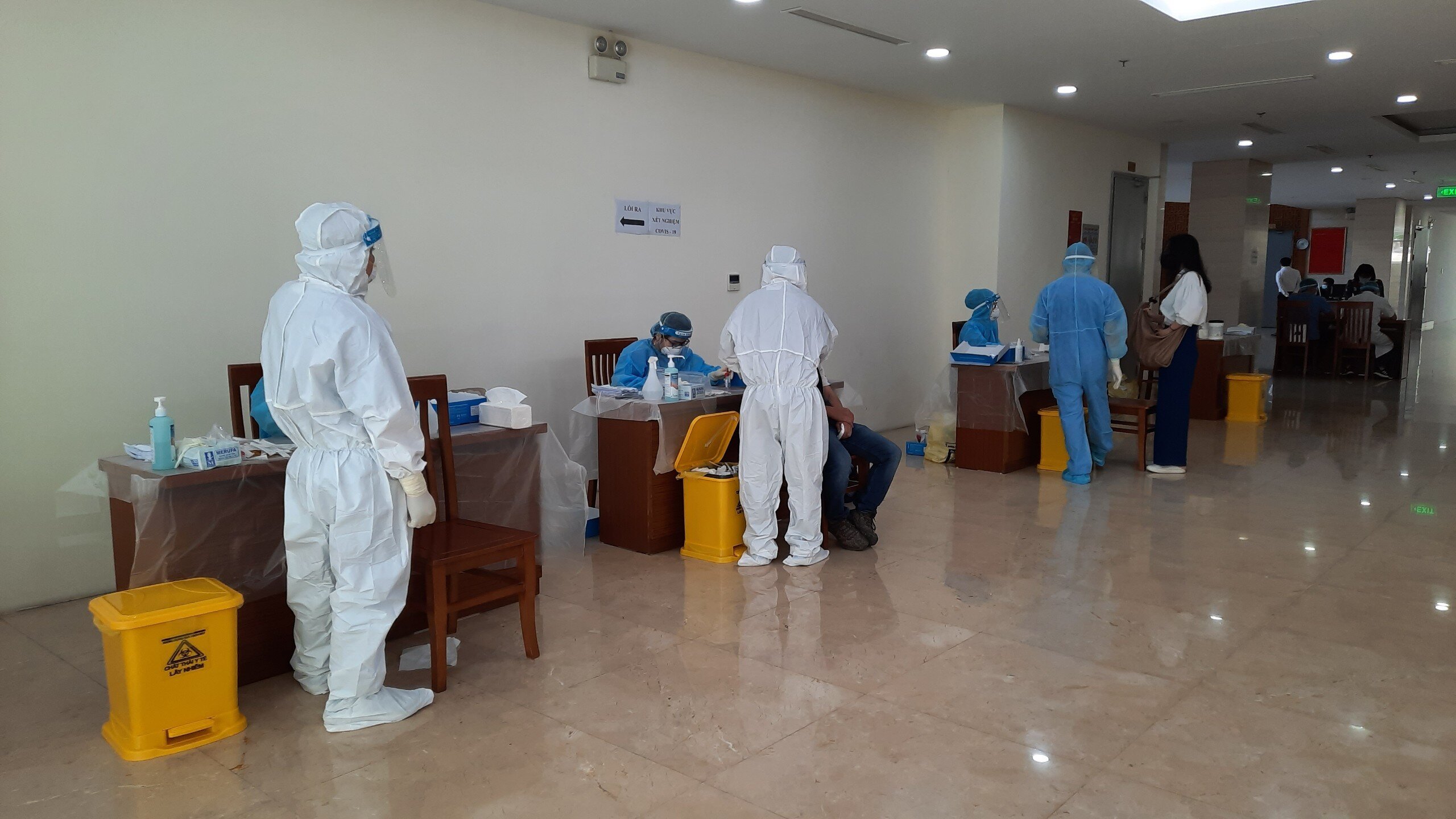 Việc xét nghiệm này nằm trong kế hoạch hội phối hợp giữa Văn phòng Quốc hội với Bộ Y tế trong việc xây dựng các phương án bảo đảm phòng, chống dịch phục vụ kỳ họp đầu tiên của Quốc hội khóa XV.