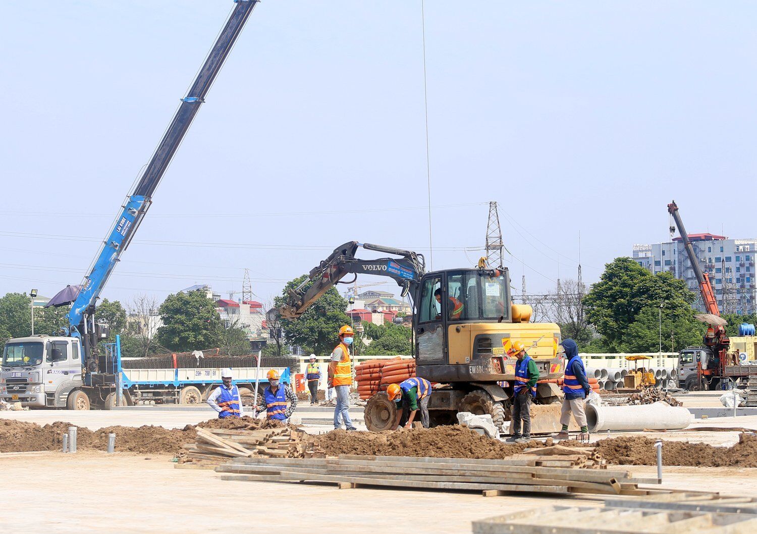Theo dự kiến đến cuối tháng 8 tới đây bệnh viện sẽ hoàn thành để phục vụ công tác điều trị cho bệnh nhân mắc Covid-19.