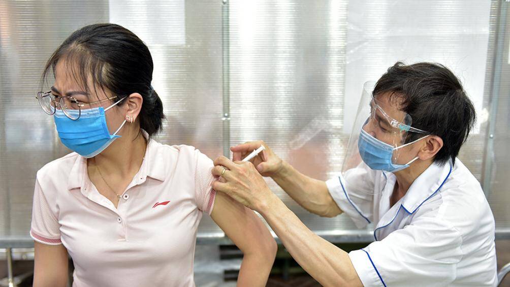 Vaccine lần này tiêm cho người dân là loại AstraZeneca.