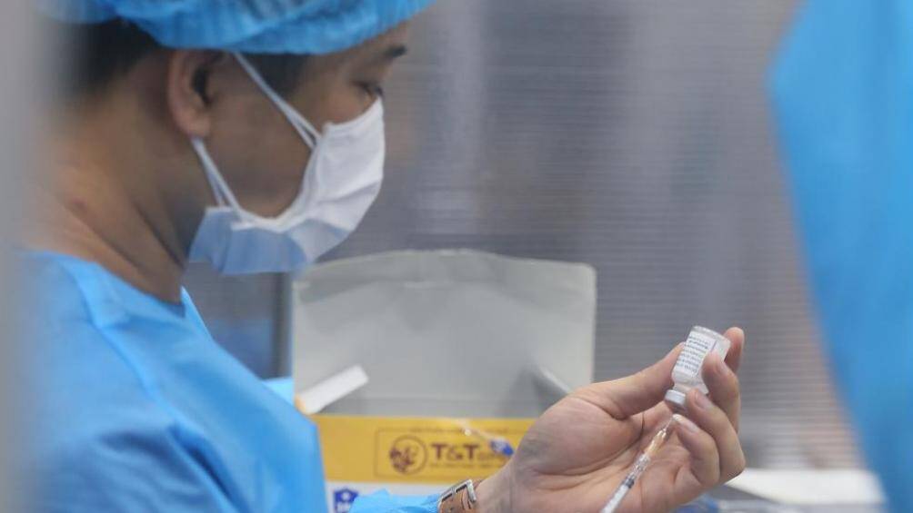 Được biết, vaccine được phân bổ trên địa bàn dịp này là loại Astra Zeneca.