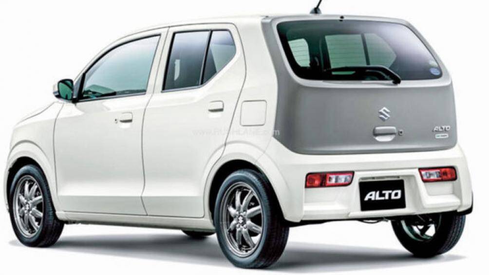 Trong khi đó, ốp gương ngoại thất lại được sơn màu giống nóc xe. Phía sau Suzuki Alto 2022 thế hệ mới xuất hiện cụm đèn hậu nằm dọc