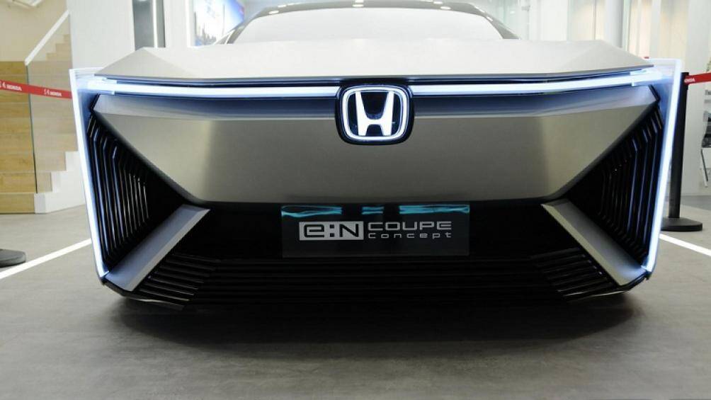 Chữ "e" là chữ viết tắt của e:Technologies (công nghệ điện), chữ N là viết tắt của cho chữ "new" (mới) và "next" (tiếp theo)