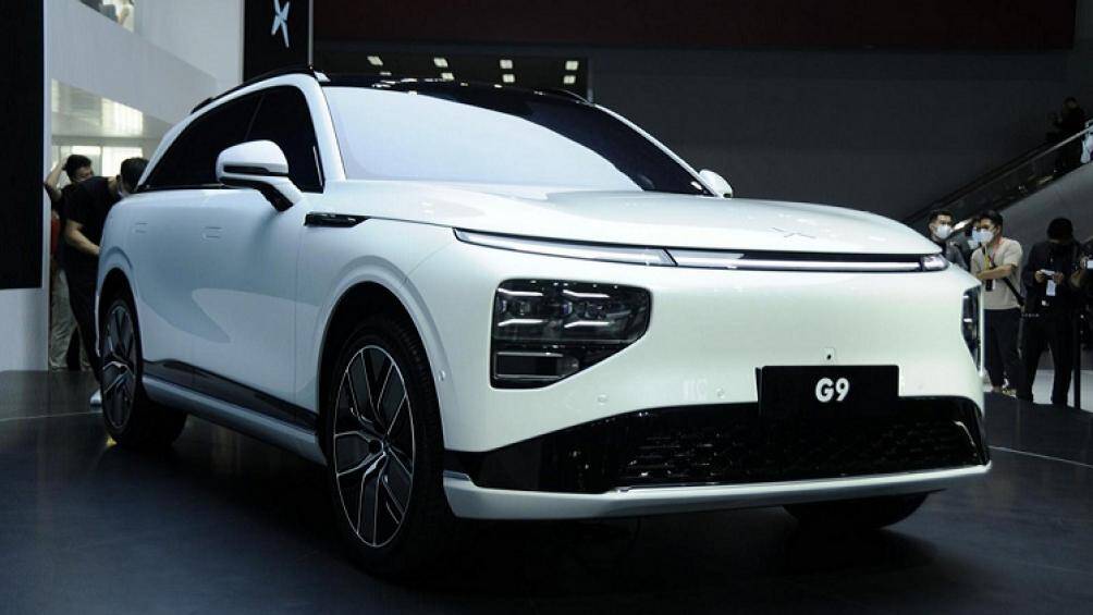 Nhà sản xuất xe điện Trung Quốc Xpeng vừa trình làng mẫu xe điện tối tân G9 tại Triển lãm Ô tô Quảng Châu 2021