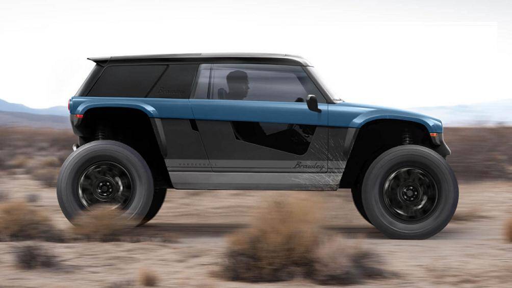 Hệ thống 4 mô tơ điện sản sinh công suất 404 mã lực cho phép Brawley dễ dàng vượt qua các môi trường địa hình khắc nghiệt