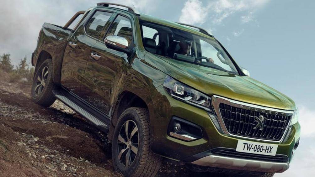 Cấu trúc đèn trước của Peugeot Landtrek sẽ không còn được thiết kế với 3 dải LED hình móng vuốt sư tử, thay vào đó là cách bố trí thể thao hơn