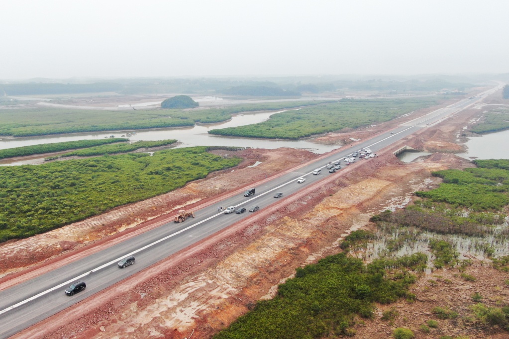 Dự án được triển khai trong bối cảnh dịch bệnh Covid-19 bùng phát, tuy nhiên toàn tuyến đã được thông xe kỹ thuật vào ngày 1/1/2022, dự kiến hoàn thành và đưa vào khai thác trong quý II/2022.