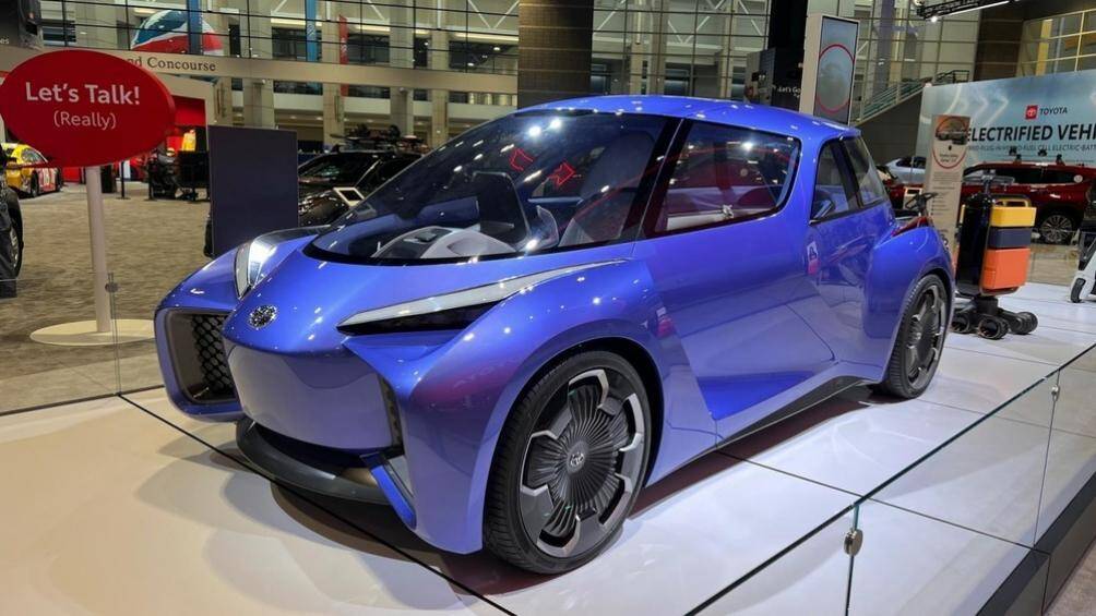 Toyota Rhombus Concept là một trong những mẫu xe có thiết kế lạ mắt nhất tại Triển lãm ô tô Chicago 2022