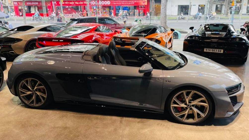 Chiếc xe hiện đang có mặt trong một garage tại TP. Hồ Chí Minh