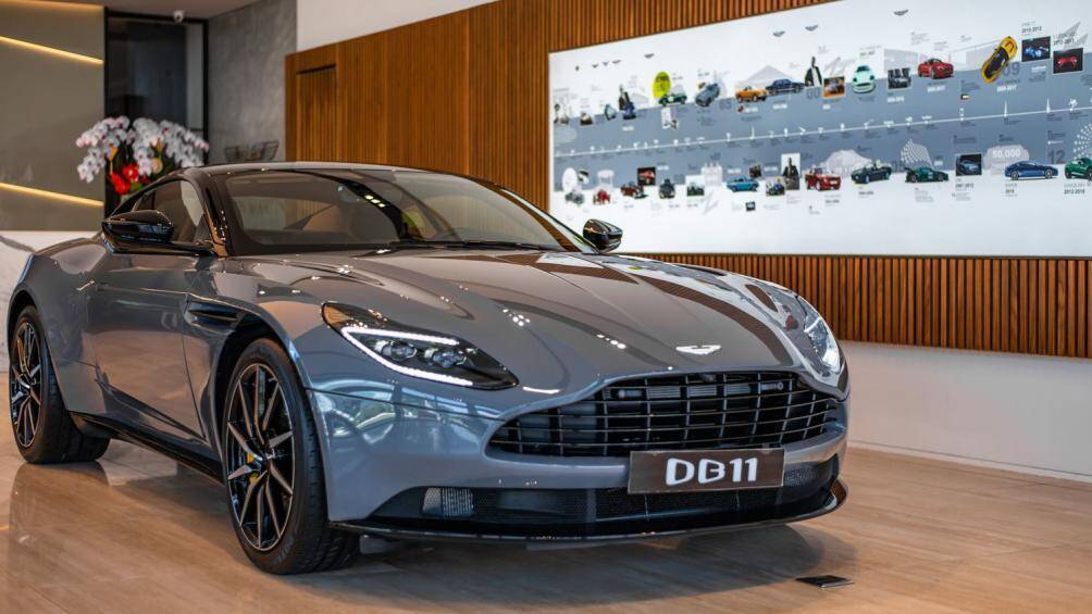 Đây là chiếc Aston Martin DB11 V8 thứ 7 đặt chân đến Việt Nam theo diện phân phối chính hãng