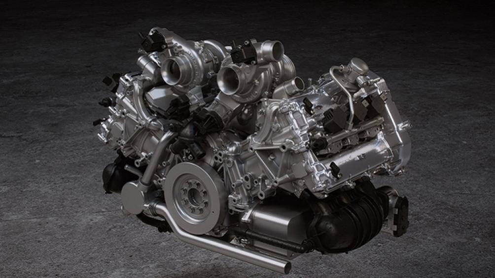 McLaren Artura được trang bị khối động cơ xăng V6, dung tích 3.0 lít, tăng áp kép, sẽ sản sinh công suất 577 mã lực