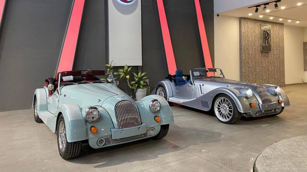 Hiện hai chiếc Morgan mới được nhập khẩu này đang được trưng bày tại showroom VOV tại TP. Hồ Chí Minh